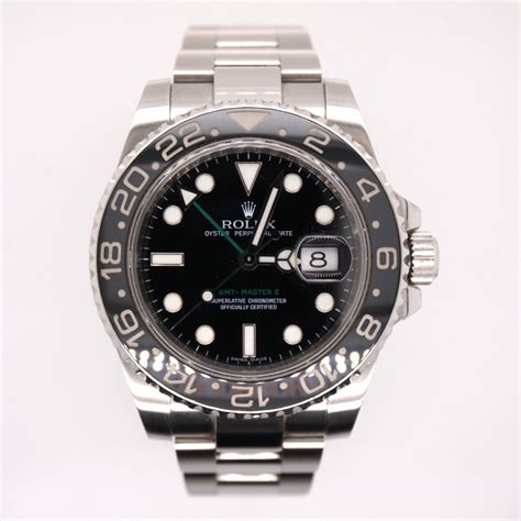 rolex gmt master ii 40mm stainless steel mens watch 116710|rolex 116710ln discontinued.